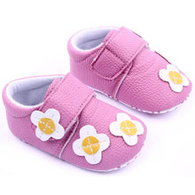 Cute Girl Boy Flower Car Leather Crib Shoes Newborn Baby Soft Sole Toddler Shoes NW