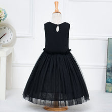 Cute Lace Bow Ball Gown Party Dresses Cartoon Cat Girl Sleeveless Dresses Tulle Girl Dress NW