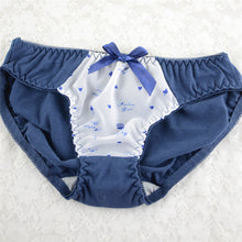 Cute Lady Girls Heart Print Gather Bra Knicker Sets Push Up Padded Brassiere 32-36 B C79 NW