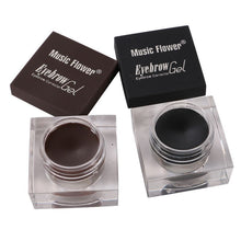 Double Colors Cosmetics Music Flower Eyebrow Makeup Kit Eye Brow Gel Eyeliner Gel Mascara Eye Liner Make Up Set NW