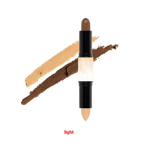 Double-ended 2 in1 Contour Stick Contouring Highlighter Bronzer Create dimensional Face Makeup Concealer Full Cover Blemish NW
