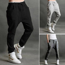 Drop Men Jogger Dance Sportwear Baggy Harem Pants Casual Slacks Trousers Sweatpants US S M L Hot LZH7 NW