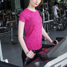 Dry Quick t shirt compression tights women's quick dry t shirts workout short sleeve t-shirts fitness women t-shirts tops NW