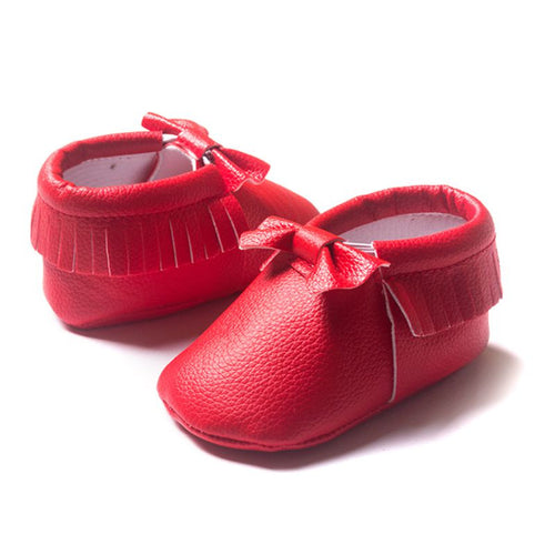 Fashion Toddlers Girls PU Leather Crib Shoes Anti-Slip Prewalkers S M L Lisa's Store NW