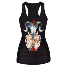 Fashion 3 24 Colors Women Tank Tops Print Blouses Rock Punk Gothic Vest Party Clubwear T-Shirts PY NW