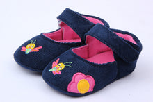 Fashion Baby toddler Shoes Corduroy Chic Butterfly Embroidery Soft Bottom Girl Shoes NW