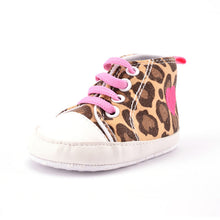 Fashion Beautiful Baby Shoes Infant Boys Girls Shoes Soft Sole Lace Up Leopard Cotton Sneakers Shoes Lisa's Store NW