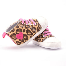 Fashion Beautiful Baby Shoes Infant Boys Girls Shoes Soft Sole Lace Up Leopard Cotton Sneakers Shoes Lisa's Store NW