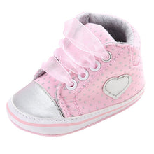 Fashion Casual Infant Toddler Newborn Baby Girls Princess Polka Dots Lace-Up First Walkers Sneakers Shoes NW