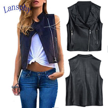 Fashion European Autum PU leather Women Motorcycle Leather Jacket Slim Casual Tops Locomotive Short Vest Coats NW