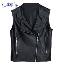 Fashion European Autum PU leather Women Motorcycle Leather Jacket Slim Casual Tops Locomotive Short Vest Coats NW