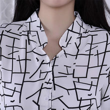 Fashion New Womens Chiffon 3 4 Sleeve Shirt OL Lady Blouse Tops S M L XL NW