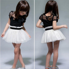 Fashion New Kid Girls Princess Dresses Formal Party Tutu Child Lace Flower Gown Dress Wedding Party Everyday Children Clothes NW