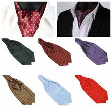 Fashion Printed Men Long Silk Scarves Cravat Ascot Ties Handkerchief Gentlemen NW