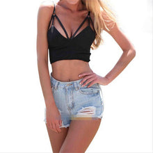Fashion Sexy Women Camisole Cut-Out Bra Crop Bustier Corset Tank Tops Blouse Blouse NW