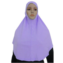 Fashion Two Piece Crystal Hemp Hijab Amira Islamic Head Scarf Hijab 20 Colors NW