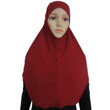 Fashion Two Piece Crystal Hemp Hijab Amira Islamic Head Scarf Hijab 20 Colors NW