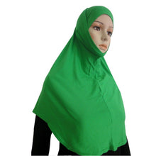 Fashion Two Piece Crystal Hemp Hijab Amira Islamic Head Scarf Hijab 20 Colors NW