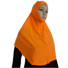 Fashion Two Piece Crystal Hemp Hijab Amira Islamic Head Scarf Hijab 20 Colors NW