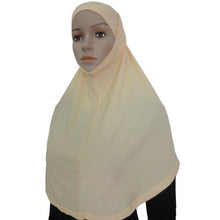 Fashion Two Piece Crystal Hemp Hijab Amira Islamic Head Scarf Hijab 20 Colors NW