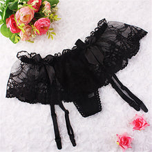 Fashion Women Girls Sexy Floral Lace Suspender G-String Stocking Garter Belts NW
