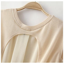 Fashion Womens Sleeveless Chiffon Splicing Irregular Hem Shirts Blouse Tops NW