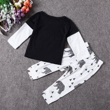 Fasion Infant Baby Boys Clothing Sets Cotton Letter Printed Long Sleeve 2pcs Children Outfits New NW