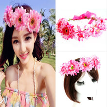 Flower Crown Festival Headband Wedding Bridal Floral Garland Hairband New For women NW