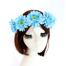 Flower Crown Festival Headband Wedding Bridal Floral Garland Hairband New For women NW