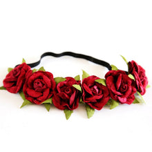 Flower Crown Festival Headband Wedding Floral Garland Bohemia Hair Band U90 NW