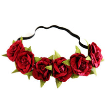 Flower Crown Festival Headband Wedding Floral Garland Bohemia Hair Band U90 NW