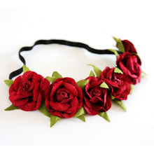 Flower Crown Festival Headband Wedding Floral Garland Bohemia Hair Band U90 NW