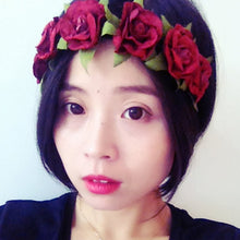 Flower Crown Festival Headband Wedding Floral Garland Bohemia Hair Band U90 NW