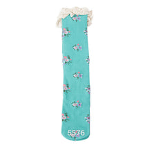 Free pingBaby Girls Little Lace Flower High Socks Knee High In Tube Sock NW