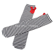 Free pingHot Cotton Kid Baby Bowknot Stripes In tube Socks 1-8Y Girls Dress High NW