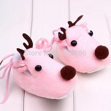 New Cute Warm Baby Christmas Deer Shoes Sweet Antiskid Toddlers Shoes Baby Girls Infant Prewalker Toddler sh NW