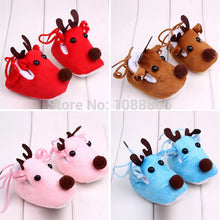 New Cute Warm Baby Christmas Deer Shoes Sweet Antiskid Toddlers Shoes Baby Girls Infant Prewalker Toddler sh NW