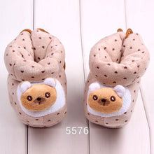 New style Newborn Cotton Warm Animal Lovely Baby Shoes Toddler Unisex Soft Sole Skid-proof Kids girl infant First W NW