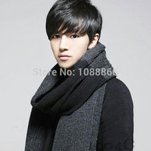 Fashion Women's Men's Thick Woolen Knit Long Scarves Plaids Pattern Scarf Shawl NW