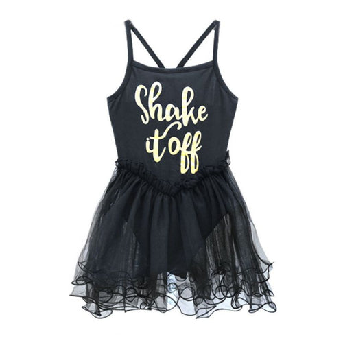 Girl Baby Party Ballet Tutu Gymnastics Leotard Bodysuit Sleeveless Ruffled Tulle Dance Dress 2-11Y NW