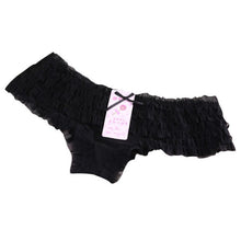 Girl Sexy Dot Calcinha Female Underwear Lovely Women Lace Ruffles Women Sheer Panties Butt Lifter Briefs NW