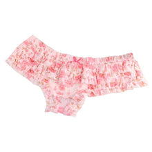 Girl Sexy Dot Calcinha Female Underwear Lovely Women Lace Ruffles Women Sheer Panties Butt Lifter Briefs NW