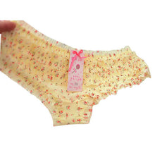 Girl Sexy Dot Calcinha Female Underwear Lovely Women Lace Ruffles Women Sheer Panties Butt Lifter Briefs NW