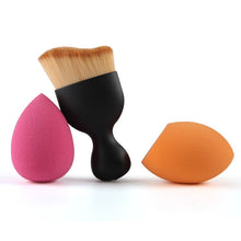 Hot 10Pcs Pro Makeup Blush Brush Makeup Sponge Makeup Tools Kit Foundation Brushes NW