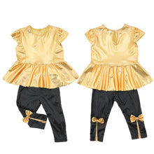 Hot Baby Girls Kids Shirt Dress Legging Pants Casual Clothes Sets Suit Outfits NW