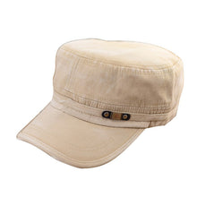 Hot Fashion Adjustable Classic Army Plain Vintage Hat Cadet Military Cap NW
