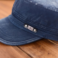 Hot Fashion Adjustable Classic Army Plain Vintage Hat Cadet Military Cap NW