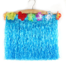 Hot Hawaiian Kids Costume Hula Grass Skirt Flower Wristband Beach Party Skirt NW