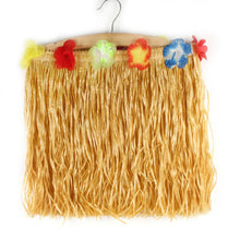 Hot Hawaiian Kids Costume Hula Grass Skirt Flower Wristband Beach Party Skirt NW
