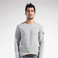 Hot Men Basic Long Sleeve T-shirt Soft Comfort Colors Gray Red White Blue T Shirt Tops NW